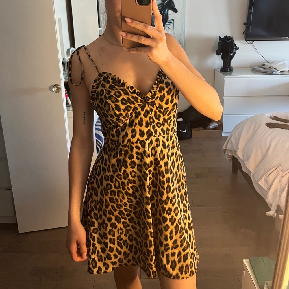 Zara Leopard Summer Dress 🐆